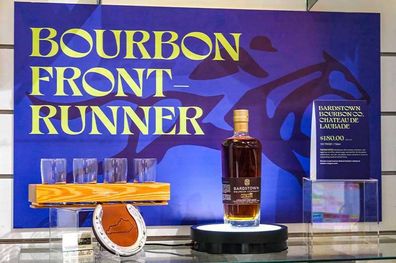 Bourbon for sale in the store